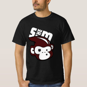 T-shirt Parfois, la valeur des singes masculins foncé T-sh