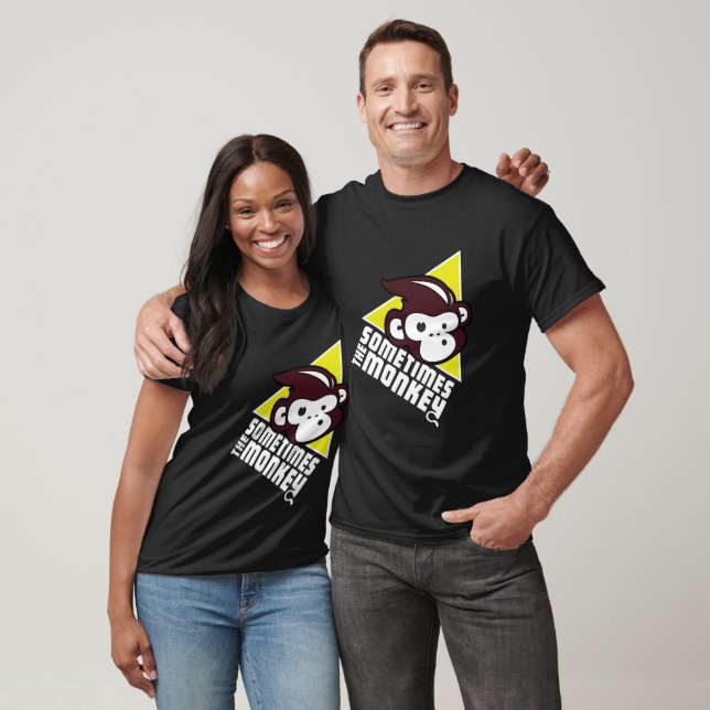 T-shirt Parfois, le singe sombre Tee (Unisexe)