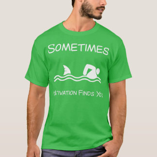T-shirt Parfois Motivation vous trouve drôle nageur océan