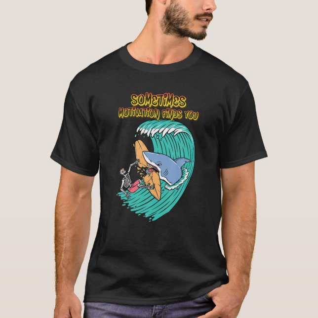 T-shirt Parfois, Motivation Vous Trouve, Graphique Humour (Devant)
