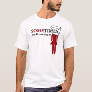 T-shirt Parfois vous sac de brun il