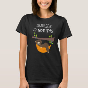 T-shirt Parfum couchage mignonne animal azur liste de chos