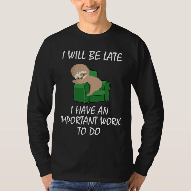 T-shirt Parfum Laze Dormir Dans Un Recliner Important Trav (Devant)