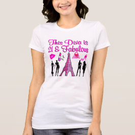 T-SHIRT PARIS AMOUREUX, 21 ANS