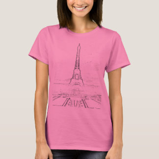 T-shirt Paris blanc