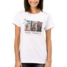 PARIS, France. Eiffel, Louvre, Arc de Triomphe