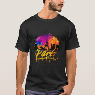 T-shirt Paris France Skyline