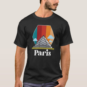 T-shirt Paris Musée Du Louvre En France Comme Tourisme