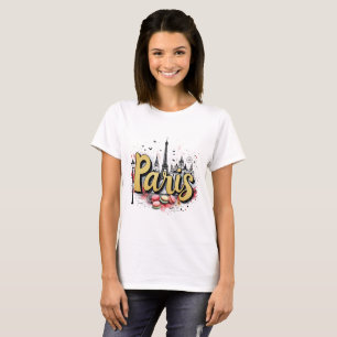 T-Shirt Paris Skyline - Design Chic et Élégant
