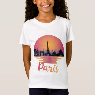T-Shirt Paris Skyline - France Travel
