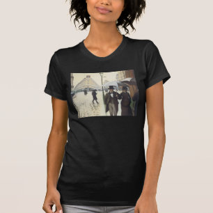 T-shirt Paris Street, Rainy Day par Caillebotte