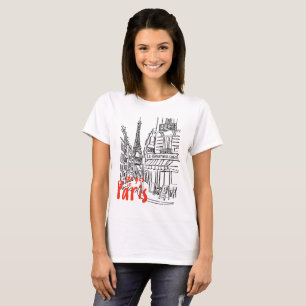 T-shirt Paris Street Sketch Art