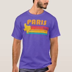 T-shirt Paris Texas Vintage Souvenir