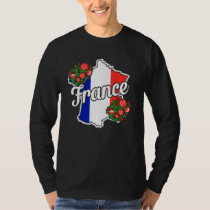 T-shirt Paris Tour Eiffel Marseille Bonjour Hommes