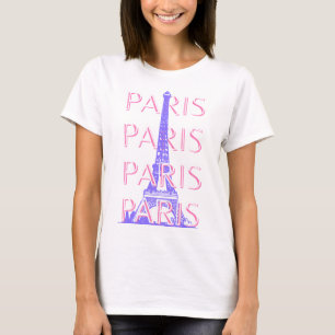 T-shirt Paris Travel Art, Travel Art, Rose