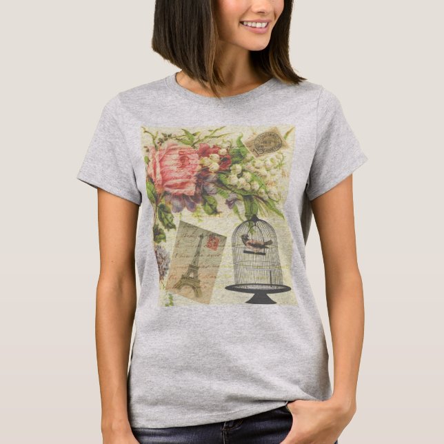 T-shirt Paris vintage (Devant)
