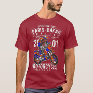 T-shirt ParisDakar rallye aventure moto Sahara