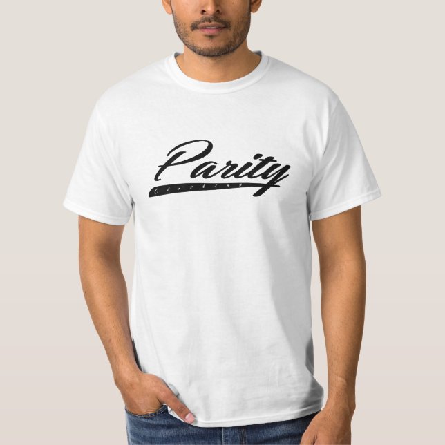 T-shirt Parité officielle - pièce en t de drapeau (Devant)