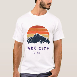 T-shirt Park City Utah Ski Snowboard Randonneurs Utah Gif