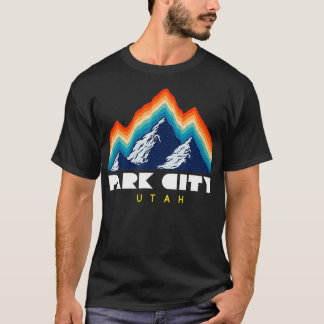 T-shirt Park City Utah USA Ski Resort 1980s Retro 1