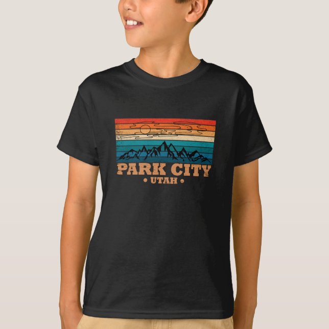 T-shirt Park city Utah vintage (Devant)