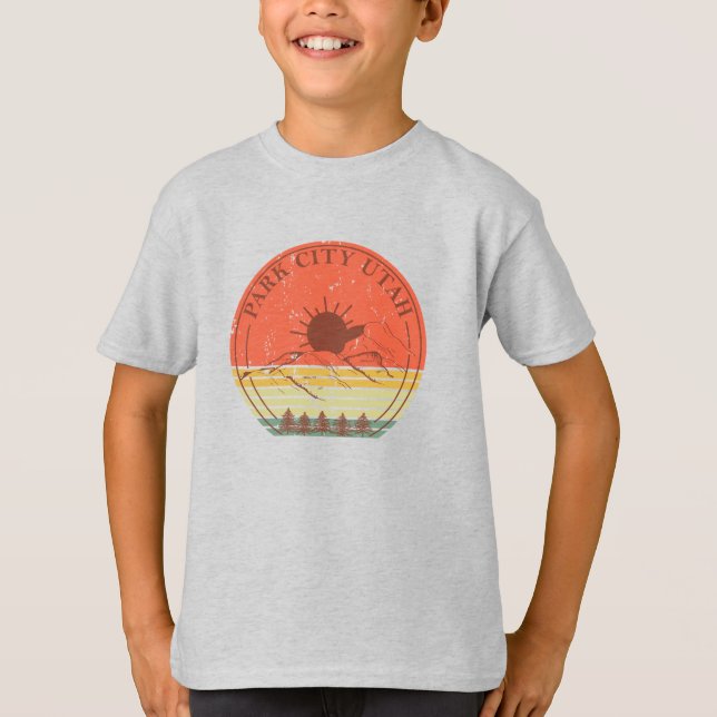 T-shirt Park city Utah vintage (Devant)