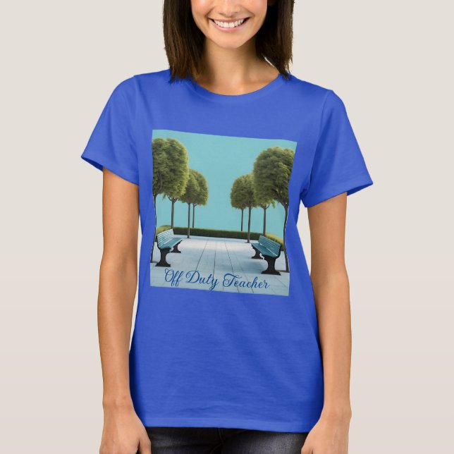 T-Shirt Park pour enseignants hors service (Devant)