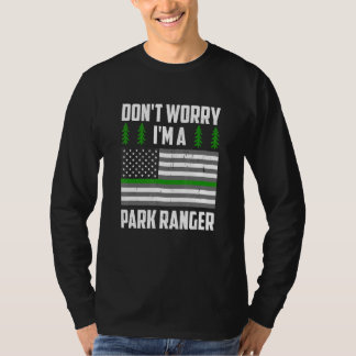 T-shirt Park Ranger American Flag Wildlife Officer Game Wa