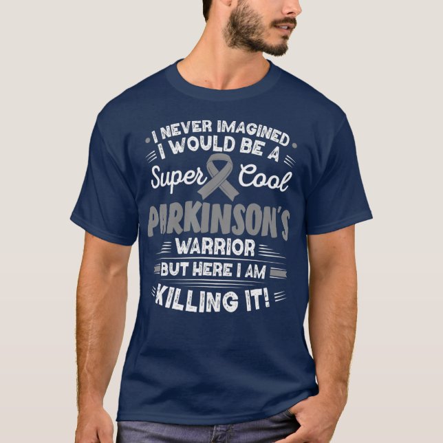T-shirt Parkinsons Maladie Cool Parkinsons Guerrier (Devant)