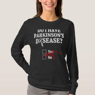 T-shirt Parkinsons Maladie Sensibilisation Oui Non Guerrie
