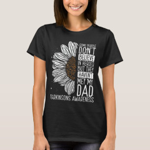T-shirt Parkinsons Sensibilisation Ruban Papa Guerrier