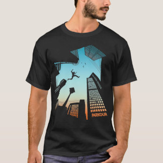 T-shirt Parkour cadeau Freerunning pour hommes femmes enfa