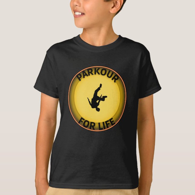 T-shirt Parkour for life (Devant)