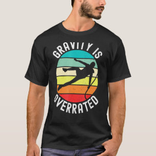 T-shirt Parkour Free Running Traceur Retro Gravit