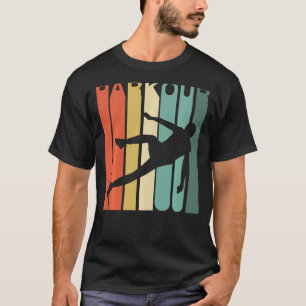 T-shirt Parkour Free Running Training Traceur Retro Boys S