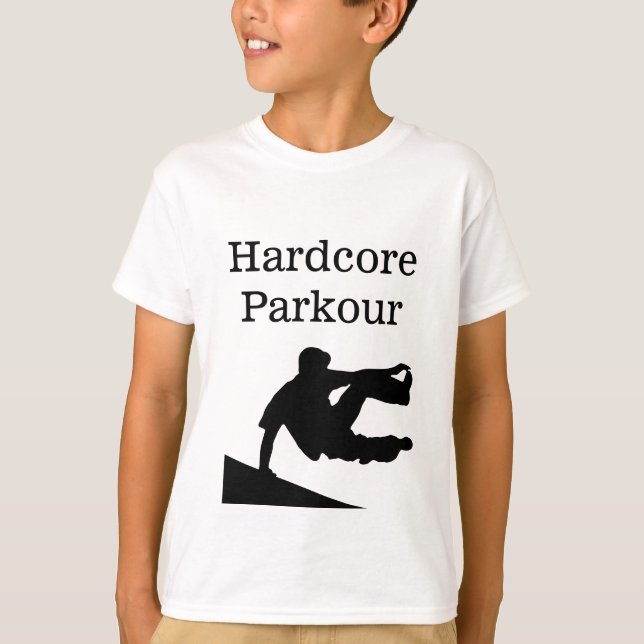 T-shirt Parkour hardcore (Devant)