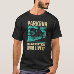T-shirt Parkour pour coureur de parkour traceur freestyle 
