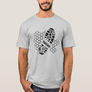 T-shirt Parkour Training Boot Track