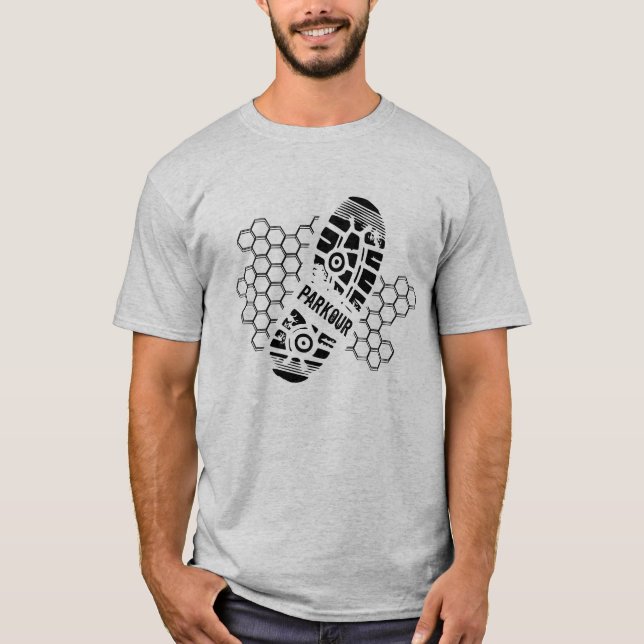 T-shirt Parkour Training Boot Track (Devant)