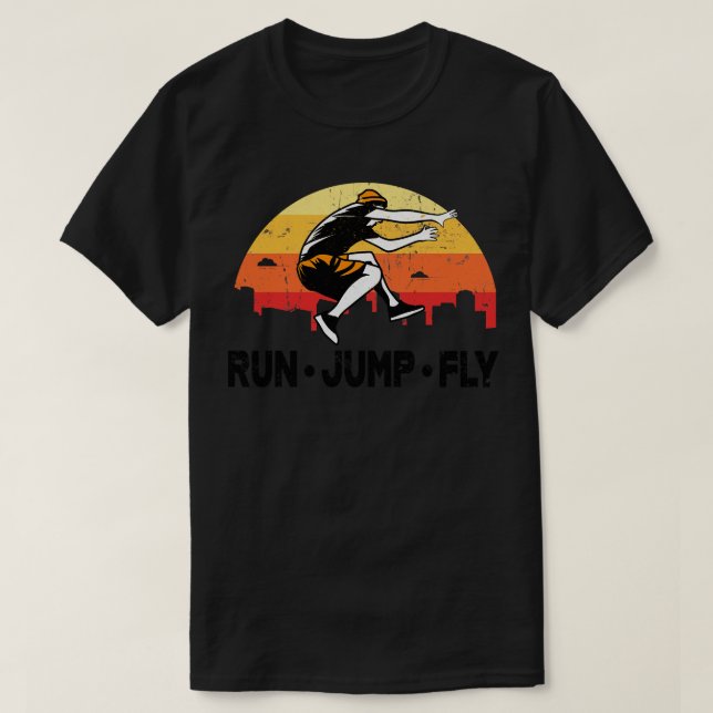 T-shirt Parkour Vintage Freerunner (Design devant)