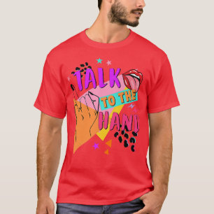 T-shirt Parle à la main Mariée drôle Enterrement de vie de