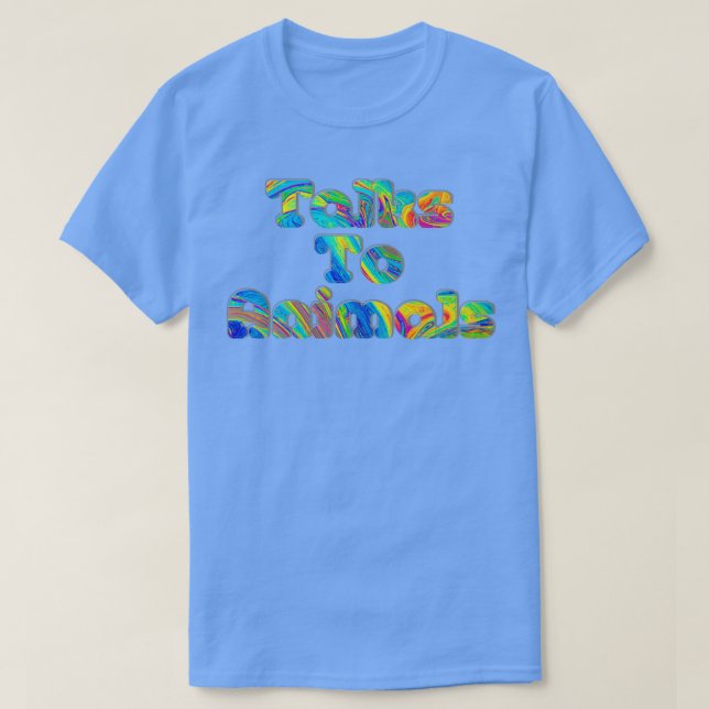 T-shirt Parle Aux Animaux (Design devant)