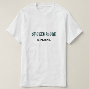 T-shirt parlé de mot (vieille police)