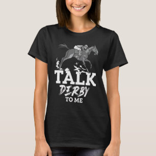 T-shirt Parle Derby à Moi Course Hippique Galop Pour Homme