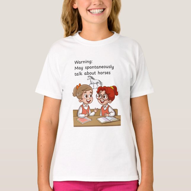 T-shirt Parler cheval parler (Devant)