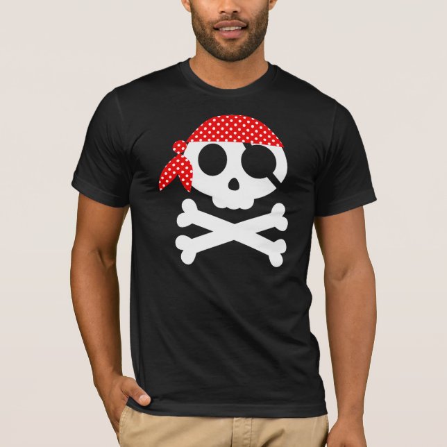 T-shirt Parler Comme Une Chemise Pirate (Devant)