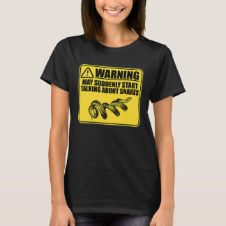 T-shirt Parler de serpents Reptiles Animaux de compagnie R