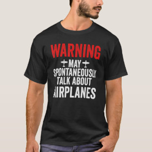 T-shirt Parler des avions  Pilote et aviation 1