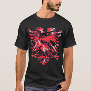 T-shirt Parler des Camo Albanian Eagle 3D
