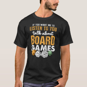 T-shirt Parler des jeux de société